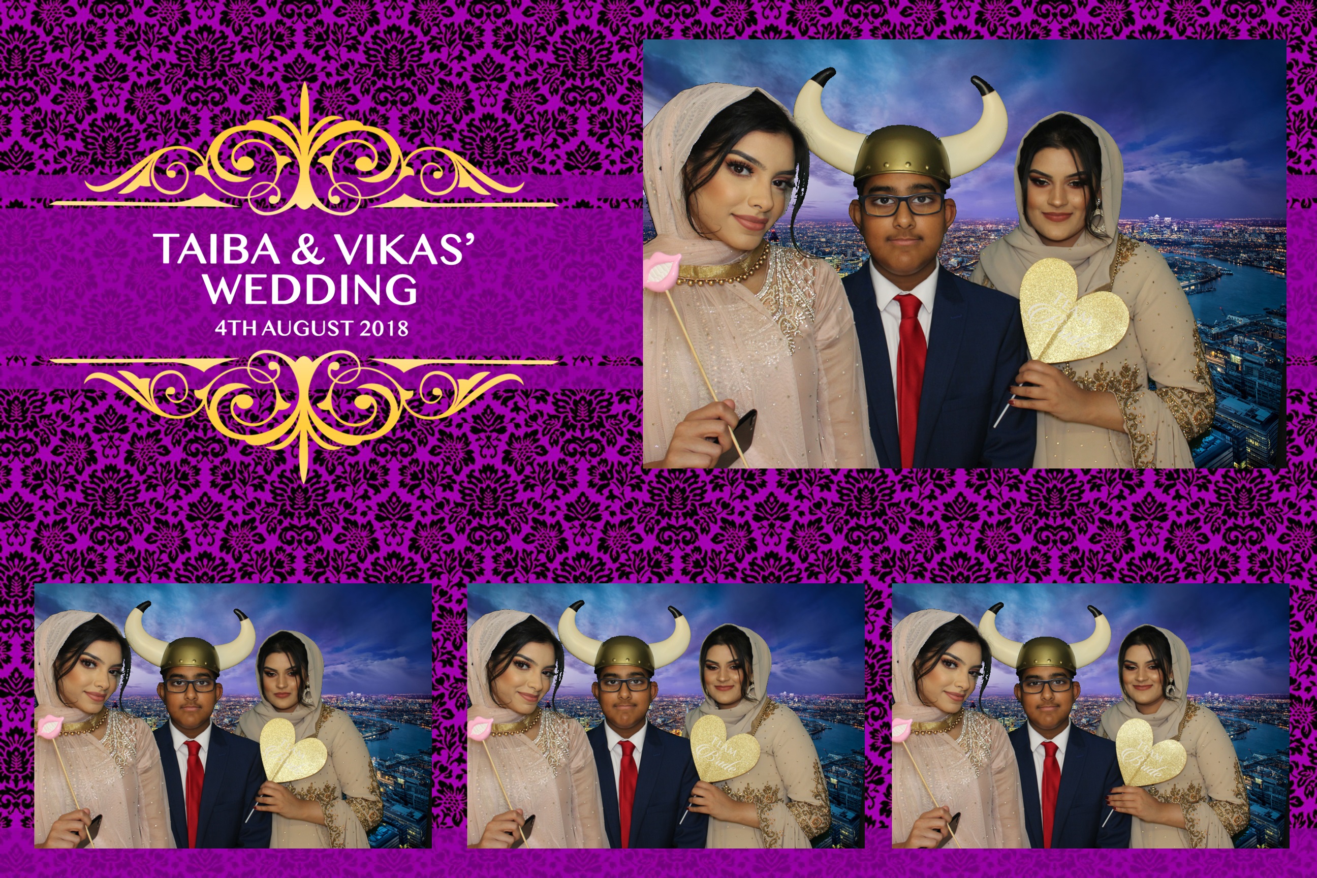 Taiba & Vikas | View more photos from the event at images.mobile-photo-booth.com/u/MobilePhotoBoothUK/Taiba-Vikas
